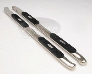 CHEVROLET TRAVERSE 07-10 Chevrolet Traverse OVAL TUBES Stainless Nerf Bars & Tube Side Step Bars    1 SET RH & LH