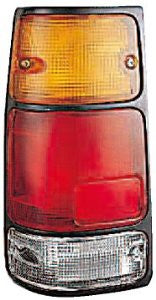 Isuzu Pu 88-95/Isuzu Rodeo 91-97/Isuzu Amigo 89-94 Tail Light Blk Lh Tail Lamp Driver Side Lh