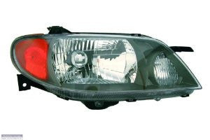 Mazda 01-03 Protege Sedan Headlight Assy Lh  Metal Bezel (Replacing Mz10081B3L)