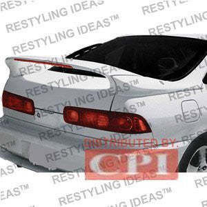Acura 1994-2001 Integra 2D Custom 3-Pc Mid Wing Style W/Led Light Spoiler Performance