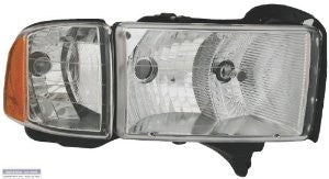 Dodge 99-02 Ram Pick-Up W/ Sport Pkg Headlight Assy Rh  Combination