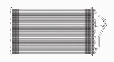 Buick 94-98 Buick Le Sabre/ Lesabre/94-96 Park Ave Ac Condenser (Serp) (1) Pc Replacement 1994,1995,1996,1997,1998