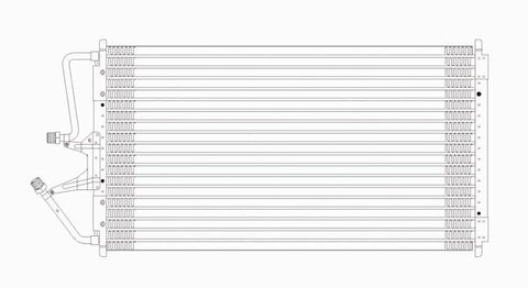 Chevy/Gmc 96-98 Chevy/Gmc Suburban/Blazer (Fullsize )/ Escalade/ Tahoe/Yukon Ac Condenser (Serp) (1) Pc Replacement 1996,1997,1998