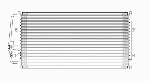 Pontiac 99-00 Pontiac Montana /97-98 Pontiac Trans Sport /Transport (W/ Aux Ac) Ac Condenser (Serp) (1) Pc Replacement 1999,2000