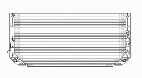 Toyota 98-02 Toyota Corolla Ac Condenser (Serp) (1) Pc Replacement 1998,1999,2000,2001,2002