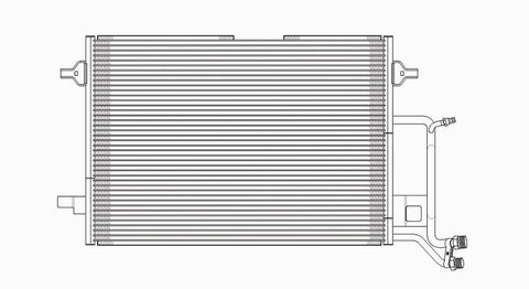 Volkswagen 98-01 Volkswagen/ Vw Passat /96-02 Audi A4 Ac Condenser (Pfc) (1) Pc Replacement 1998,1999,2000,2001
