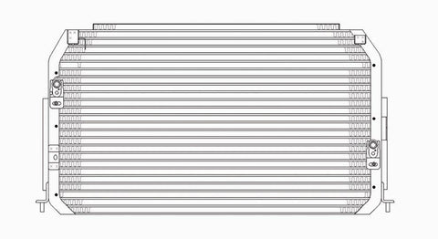 Toyota 95-99 Toyota Avalon Ac Condenser (Serp) (1) Pc Replacement 1995,1996,1997,1998,1999