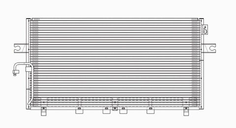 Nissan 00-01 Nissan Maxima / Infiniti I-30 Ac Condenser (Pfc) (1) Pc Replacement 2000,2001