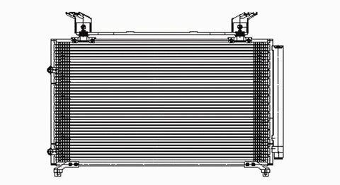 Honda 99-04 Honda Odyssey W/ R/D Ac Condenser (Pfc) (1) Pc Replacement 1999,2000,2001,2002,2003,2004