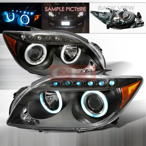 SCION 2005-2008 SCION TC LED HALO PROJECTOR HEAD LAMPS/ HEADLIGHTS 1 SET RH&LH   2005,2006,2007,2008