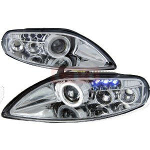 Lexus 92-99 Sc300 Projector Headlight Chrome Housing With Daylight Ring Kit
