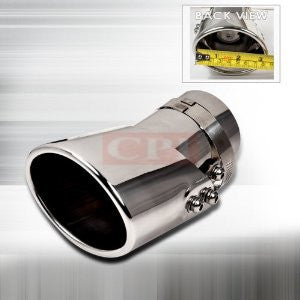 Universal Polished Stainless Steel Adjustable Muffler Tip PERFORMANCE