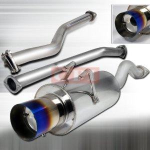 HONDA 01-05 HONDA CIVIC TITANIUM TIP CATBACK TT-SERIES EXHAUST PERFORMANCE 1 PC