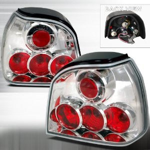 Volkswagen 1993-1998 Vw Golf Iii Tail Lights - Chrome