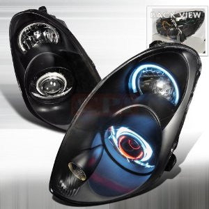 Infiniti 03-04 Infiniti G35 4D Ccfl Projector Headlights/ Head Lamp /Light - Red Ion