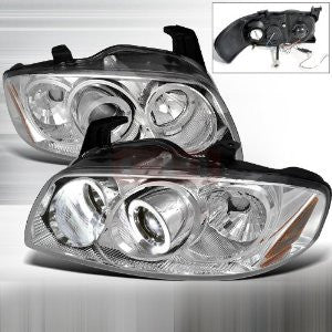 Nissan 04-06 Nissan Sentra Dual Halo Projector Headlights - Chrome