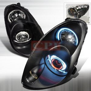 INFINITI 03-04 INFINITI G35 4D CCFL PROJECTOR HEADLIGHTS/ HEAD LAMP /LIGHT - RED ION 1 SET RH & LH 2003, 2004