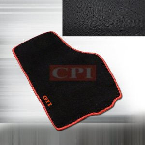 VOLKSWAGEN 05-09 GOLF FLOOR MAT WITH LOGO PERFORMANCE 1 SET RH & LH 2005,2006,2007,2008,2009