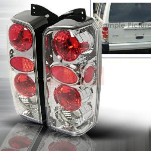 Jeep 1997-2001 Jeep Cherokee Tail Lights /Lamps - Chrome