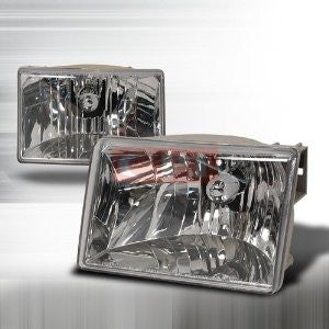 JEEP 1993-1998 GRAND CHEROKEE HEADLIGHTS/ HEAD LAMPS - CHROME-EURO STYLE PERFORMANCE 1993,1994,1995,1996,1997,1998