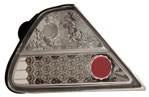 Honda Accord 98-02 2 Dr L.E.D Tail Lamps / Lights All Chrome Euro Performance
