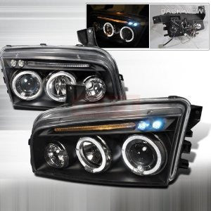 Dodge 05-07 Dodge Charger Projector Headlight - Black