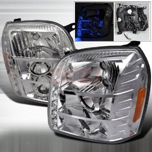 Gmc 07-10 Gmc Yukon Denali - Chrome Projector Head Lights/ Lamps -