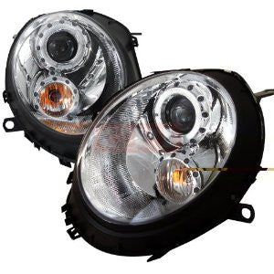 Mini Cooper Chrome Housing Projector Headlights-y