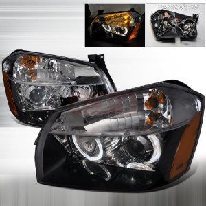 Dodge 05-08 Dodge Magnum Halo Projector Headlights/ Head Lamp /Light - Black