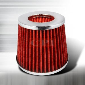 UNIVERSAL RED AIR FILTER - 3.00 INCH PERFORMANCE