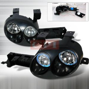 DODGE 1995-1999 NEON RALLI-STYLE HALO PROJECTOR HEAD LAMPS/ HEADLIGHTS 1 SET RH&LH   1995,1996,1997,1998,1999