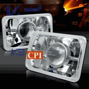 UNIVERSAL 4 X 6 PROJECTOR HEAD LAMPS/ HEADLIGHTS 1 SET RH&LH PERFORMANCE