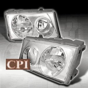 MERCEDES BENZ 1986-1993 MERCEDES W124 E CLASS HEADLIGHTS/ HEAD LAMPS-EURO STYLE   1986,1987,1988,1989,1990,1991,1992,1993
