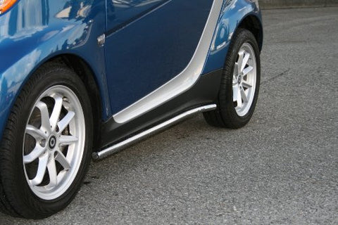 Smart 451 Smart Car 451 Siderail Stainless Steel 1.5Inch Od Nerf Bars & Tube Side Step Bars Stainless Products Performance 1 Set Rh & Lh