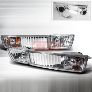 VOLKSWAGEN 1993-1998 VW GOLF JETTA FOG LIGHTS/ LAMPS +BUMPER PERFORMANCE 1 SET RH & LH 1993,1994,1995,1996,1997,1998