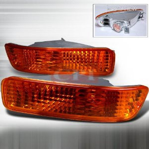 ACURA 1992-1993 ACURA INTEGRA TURN SIGNAL/ BUMPER LIGHTS/ LAMPS -AMBER EURO   1 SET RH & LH 1992,1993