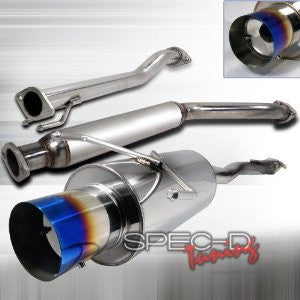 HONDA 02-05 CIVIC SI TITANIUM TIP CATBACK TT-SERIES EXHAUST PERFORMANCE 1 PC