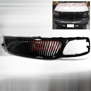 Ford 1999-2002 Ford F150 1P Black Grille Vertical Performance-w