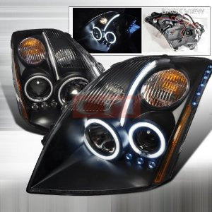 NISSAN 07-08 NISSAN SENTRA CCFL PROJECTOR HEADLIGHT - BLACK - WITH