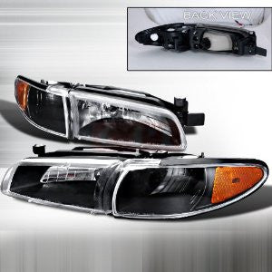Pontiac 1997-2003 Pontiac Grand Prix Headlights/ Head Lamps-Euro Style