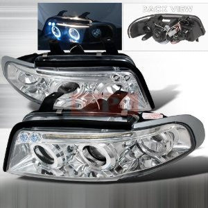 AUDI 1996-1999 AUDI A4 PROJECTOR HEAD LAMPS/ HEADLIGHTS 1 SET RH&LH 1996,1997,1998,1999