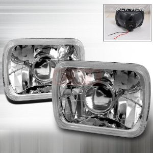 Universal 7 X 6 Projector Head Lamps/ Headlights