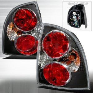 Volkswagen 2001-2004 Vw Passat 4Dr Tail Lights /Lamps Black