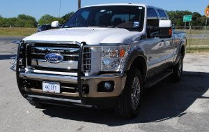 Ford Superduty 2011 Ford Superduty 350-550 One Piece Grill/Brush Guards Stainless Grille Guards & Bull Bars Stainless Products Performance 2011