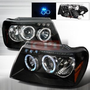 GRAND 1999-2004 GRAND CHEROKEE PROJECTOR HEAD LAMPS/ HEADLIGHTS 1 SET RH&LH   1999,2000,2001,2002,2003,2004