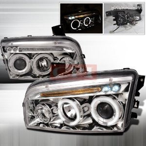 Dodge 05-08 Dodge Charger Ccfl Projector Headlight Performance 1 Set Rh & Lh 2005,2006,2007,2008
