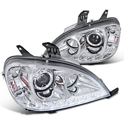 BENZ 02-05 BENZ ML PROJECTOR HEADLIGHTS CHROME