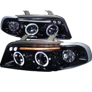 Audi A4 Projector Headlight Gloss Black Housing Smoke Lens