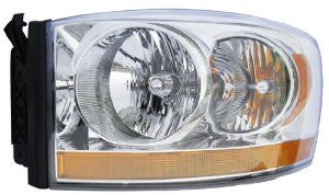 Dodge R-1500 Mega Cab/R-2500/R-3500 P/U 06-07 Headlight (W/O Black Bezel) Head Lamp Passenger Side Rh