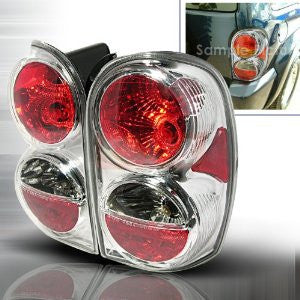 Jeep 2002-2004 Jeep Liberty Tail Lights /Lamps - Chrome
